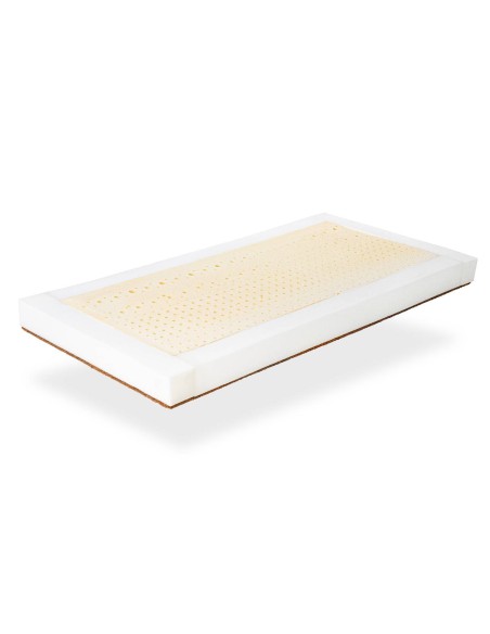 COLCHÓN CUNA LATEX NATURAL + COCO