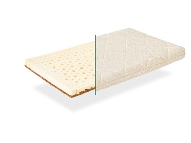 MINI CUNA LATEX NATURAL + COCO